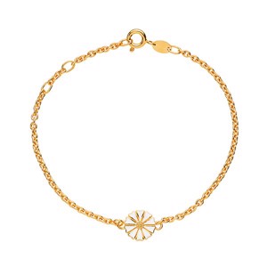 Lund Copenhagen Forgyldt Marguerit armbånd 901009-M 